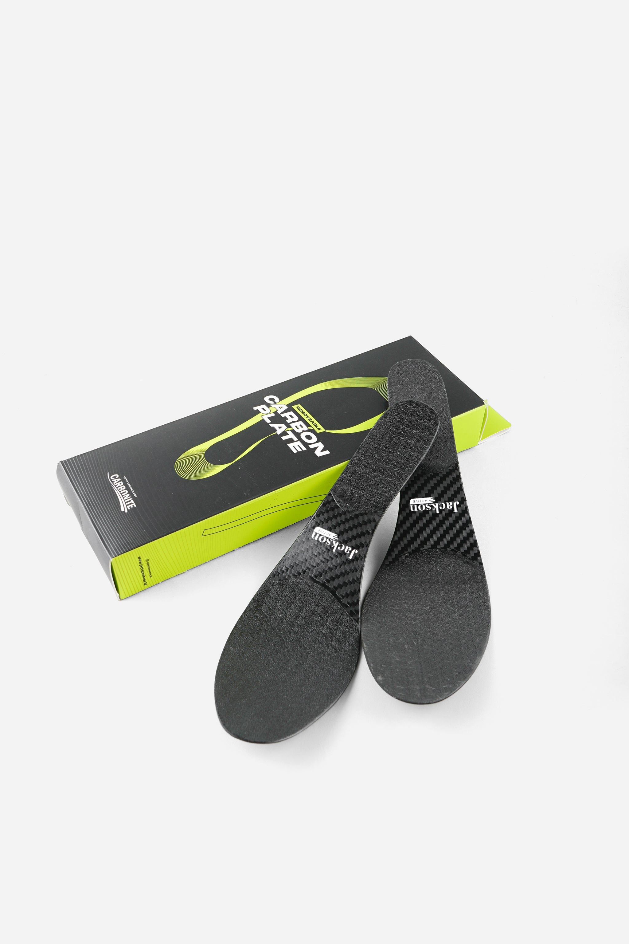 Jackson Active Sepatu Lari Cloud FWD Black + Carbon Plate